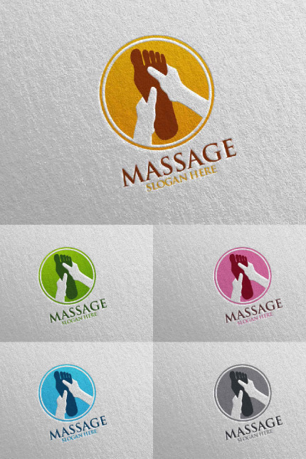 Kit Graphique #91052 Massage Logo Divers Modles Web - Logo template Preview