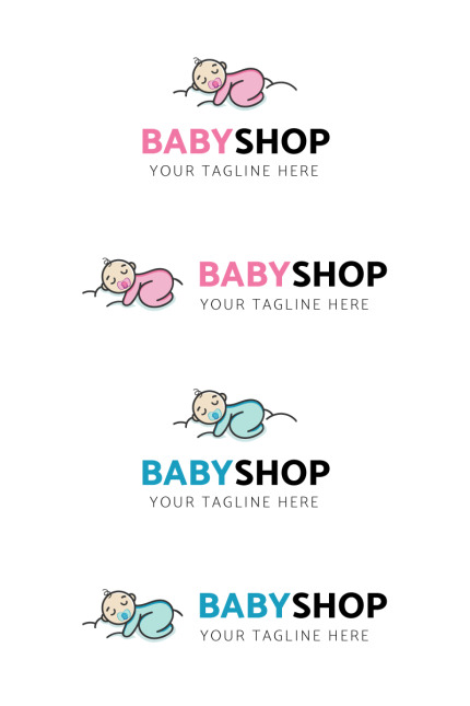 Kit Graphique #91058 Baby Boutique Divers Modles Web - Logo template Preview