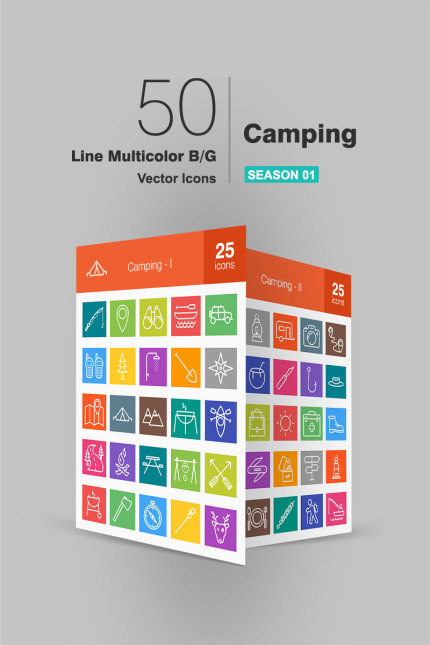 Kit Graphique #91063 Camp Icon Divers Modles Web - Logo template Preview