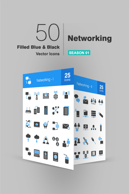 Kit Graphique #91090 Networking Icon Divers Modles Web - Logo template Preview