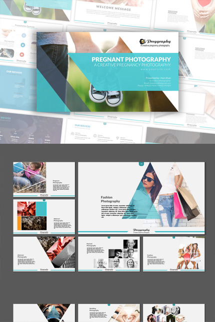Kit Graphique #91128 Powerpoint Templates Divers Modles Web - Logo template Preview