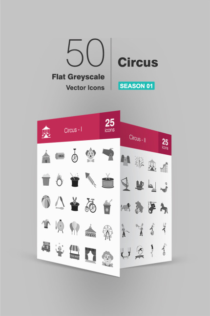 Kit Graphique #91160 Circus Icon Divers Modles Web - Logo template Preview