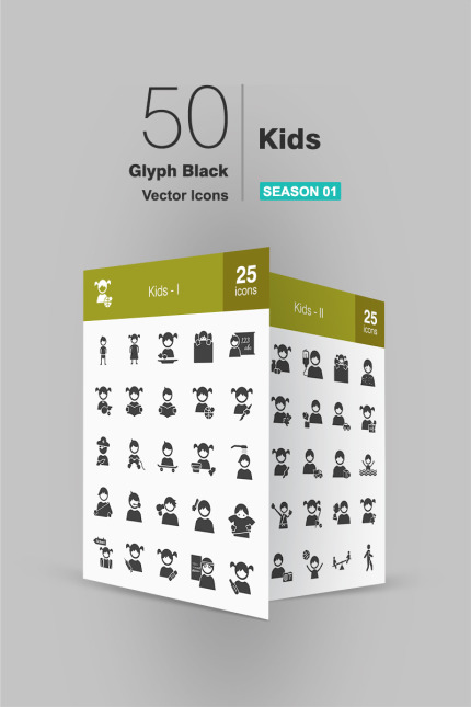 Kit Graphique #91166 Enfants Icon Divers Modles Web - Logo template Preview