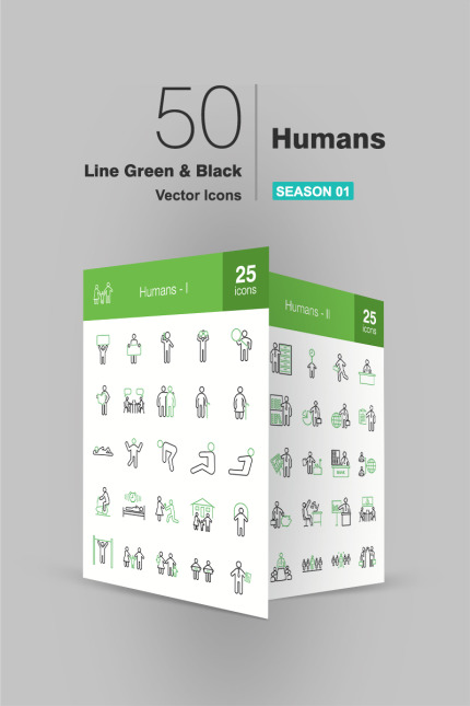 Kit Graphique #91196 Humans Icon Divers Modles Web - Logo template Preview