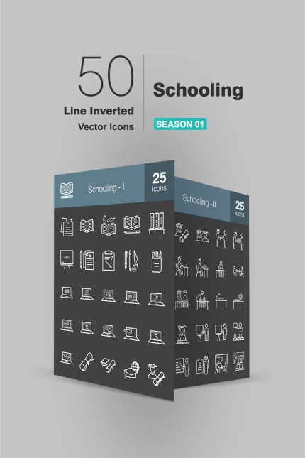 Kit Graphique #91204 School Icon Divers Modles Web - Logo template Preview