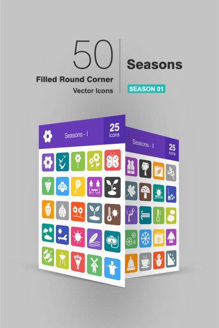 Kit Graphique #91288 Seasons Icon Divers Modles Web - Logo template Preview