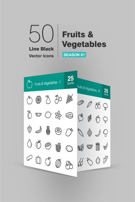 Kit Graphique #91294 Fruits Icon Divers Modles Web - Logo template Preview