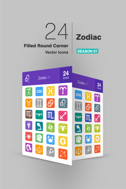 Kit Graphique #91516 Zodiac Icon Divers Modles Web - Logo template Preview