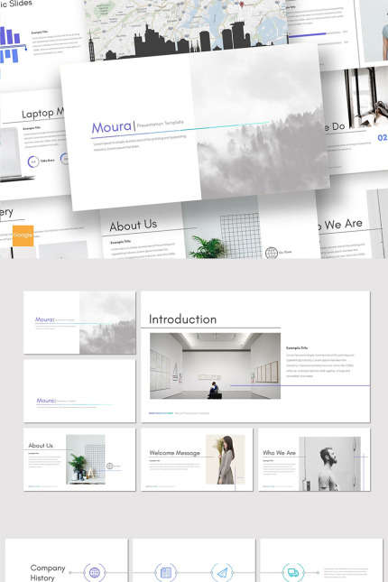 Kit Graphique #91552 Clean Creatif Divers Modles Web - Logo template Preview