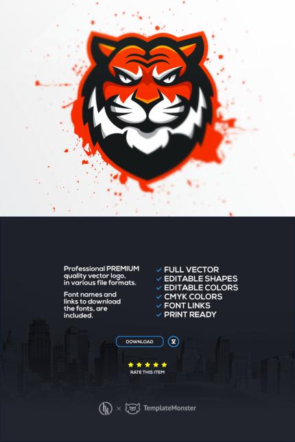Kit Graphique #91637 Tiger Tigres Divers Modles Web - Logo template Preview