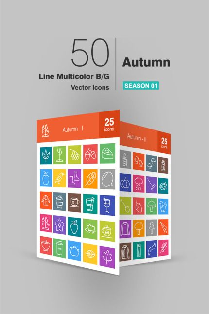 Kit Graphique #91881 Autumn Icon Divers Modles Web - Logo template Preview