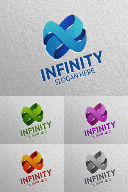 Kit Graphique #91935 Infinity Infinite Divers Modles Web - Logo template Preview