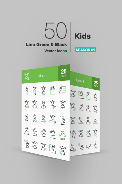 Kit Graphique #91965 Enfants Icon Divers Modles Web - Logo template Preview