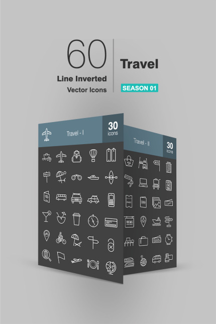 Kit Graphique #91966 Voyage Icon Divers Modles Web - Logo template Preview