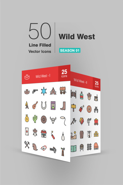 Kit Graphique #91970 Cowboy Icon Divers Modles Web - Logo template Preview