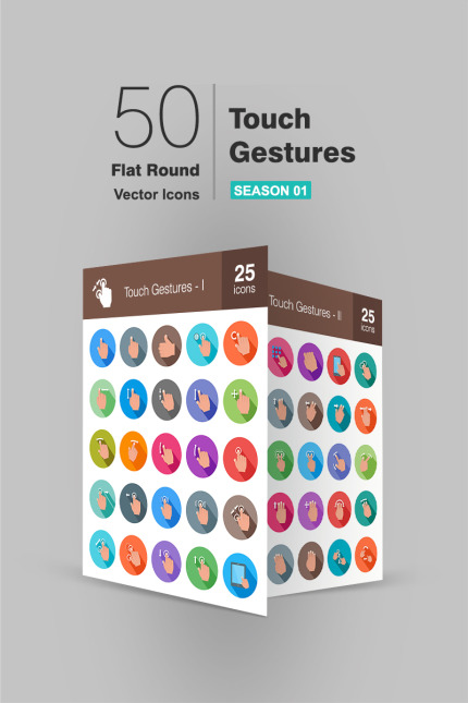 Kit Graphique #91976 Touch Gestures Divers Modles Web - Logo template Preview