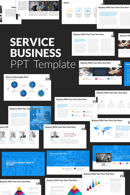 Kit Graphique #92022 Powerpoint Templates Divers Modles Web - Logo template Preview