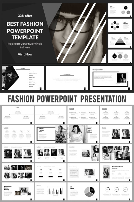 Kit Graphique #92023 Powerpoint Templates Divers Modles Web - Logo template Preview