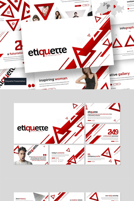 Kit Graphique #92124 Clean Creatif Divers Modles Web - Logo template Preview