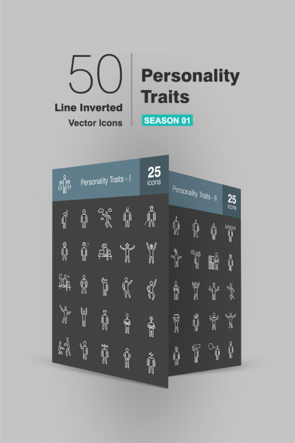 Kit Graphique #92178 Personality Icon Divers Modles Web - Logo template Preview