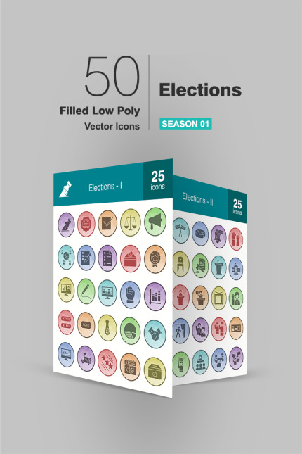 Kit Graphique #92274 Elections Icon Divers Modles Web - Logo template Preview