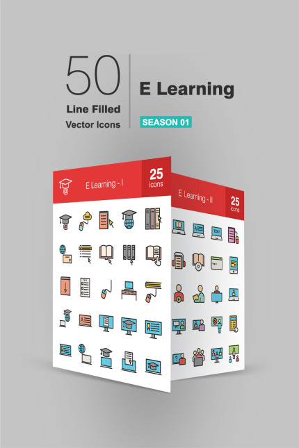 Kit Graphique #92281 Learning Icon Divers Modles Web - Logo template Preview