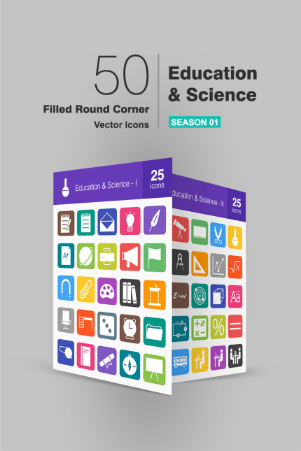 Kit Graphique #92339 Education Icnes Divers Modles Web - Logo template Preview