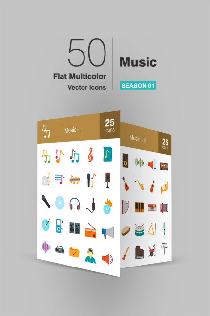 Kit Graphique #92413 Music Icon Divers Modles Web - Logo template Preview