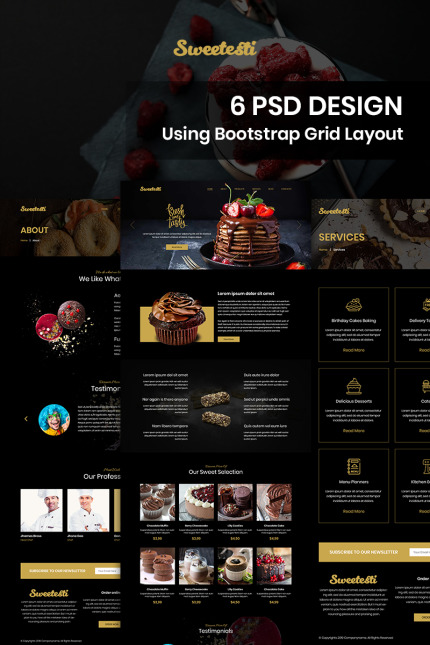 Kit Graphique #92515 Sweet Alimentation Divers Modles Web - Logo template Preview