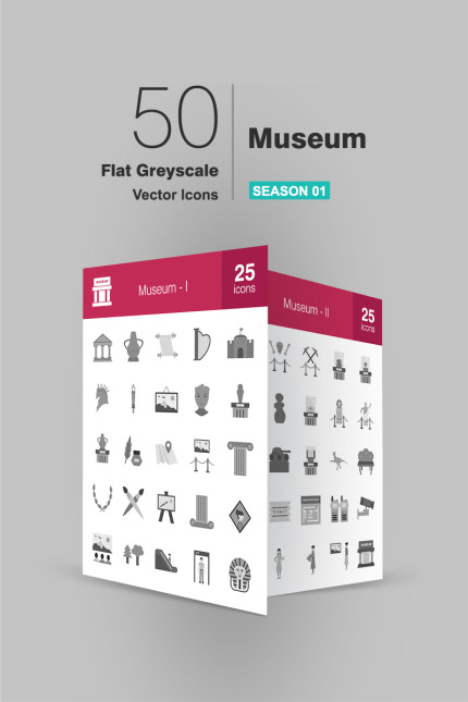 Kit Graphique #92529 Museum Icon Divers Modles Web - Logo template Preview