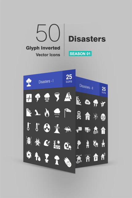 Kit Graphique #92534 Disaster Icon Divers Modles Web - Logo template Preview