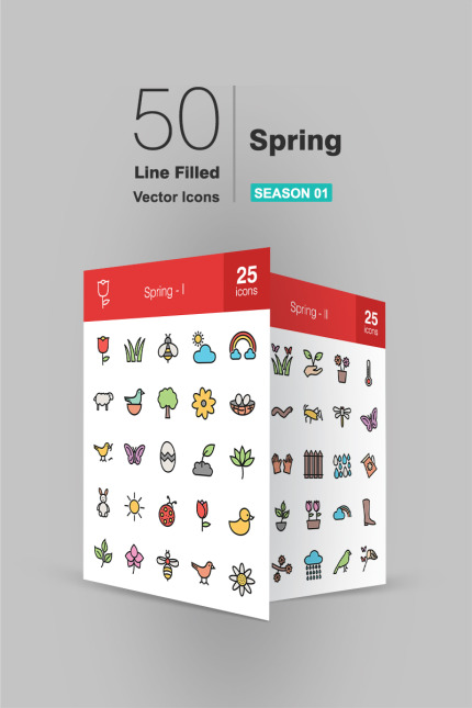 Kit Graphique #92580 Spring Icon Divers Modles Web - Logo template Preview