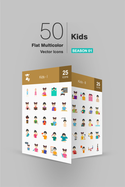 Kit Graphique #92583 Enfants Icon Divers Modles Web - Logo template Preview