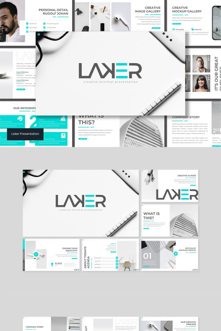 Kit Graphique #92675 Clean Creatif Divers Modles Web - Logo template Preview