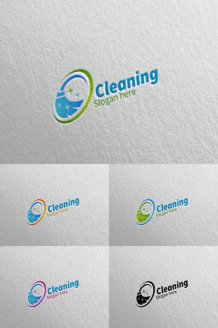 Kit Graphique #92740 Cleaning Logo Divers Modles Web - Logo template Preview