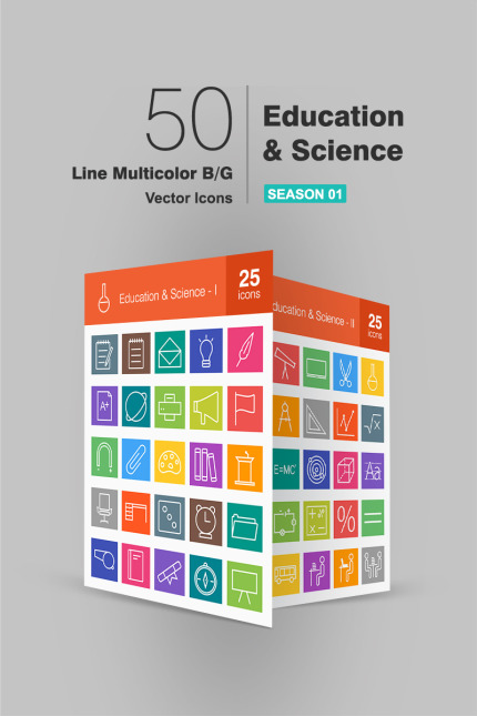 Kit Graphique #92818 Education Icnes Divers Modles Web - Logo template Preview