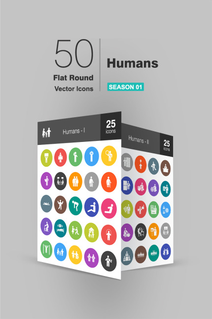 Kit Graphique #92854 Humans Icon Divers Modles Web - Logo template Preview