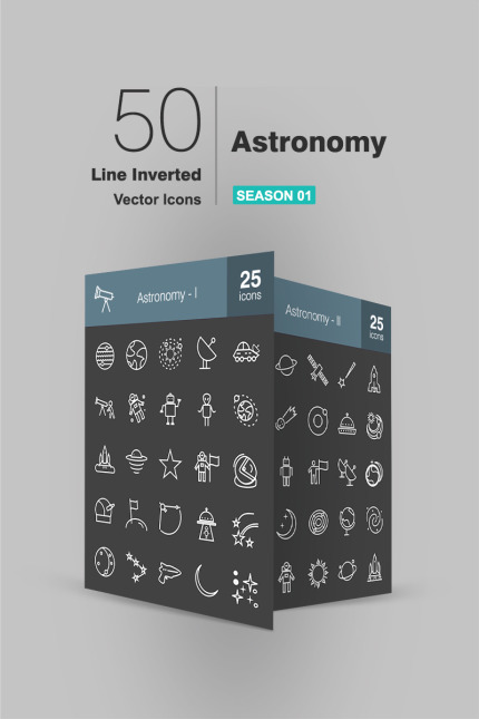 Kit Graphique #92859 Astronomy Icon Divers Modles Web - Logo template Preview