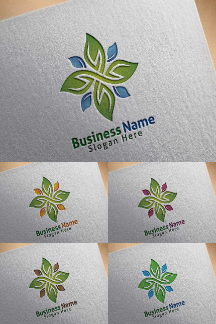 Kit Graphique #92947 Green Tree Divers Modles Web - Logo template Preview