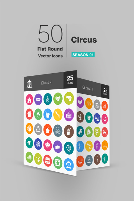 Kit Graphique #92965 Circus Icon Divers Modles Web - Logo template Preview