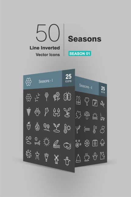 Kit Graphique #92995 Seasons Icon Divers Modles Web - Logo template Preview