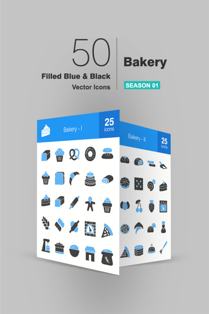 Kit Graphique #93162 Bakery Icon Divers Modles Web - Logo template Preview