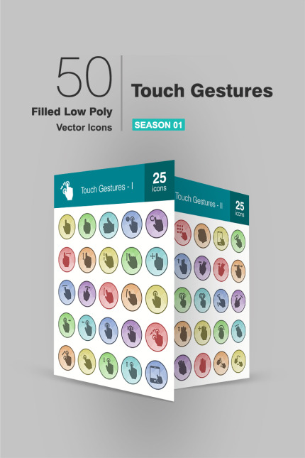 Kit Graphique #93168 Touch Gestures Divers Modles Web - Logo template Preview