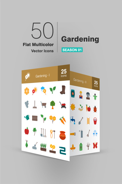 Kit Graphique #93208 Gardening Icon Divers Modles Web - Logo template Preview