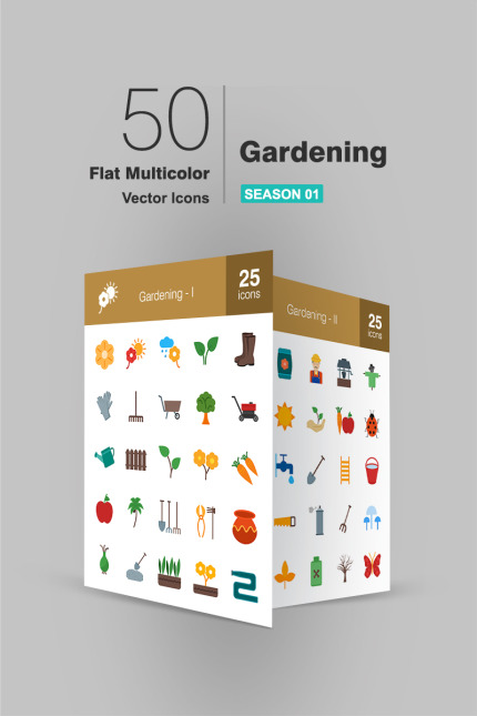 Kit Graphique #93208 Gardening Icon Divers Modles Web - Logo template Preview