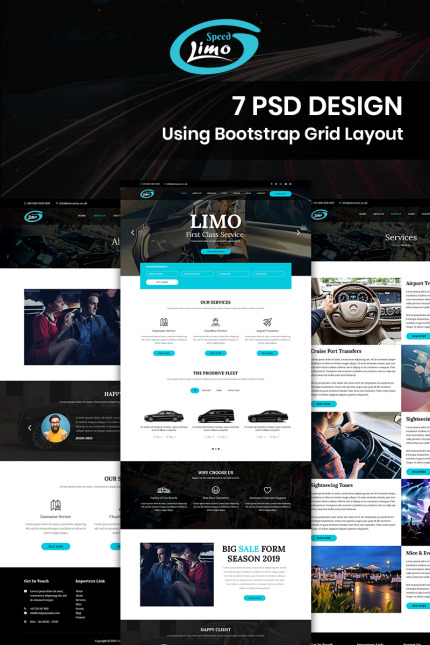 Kit Graphique #93234 Limo Limousine Divers Modles Web - Logo template Preview