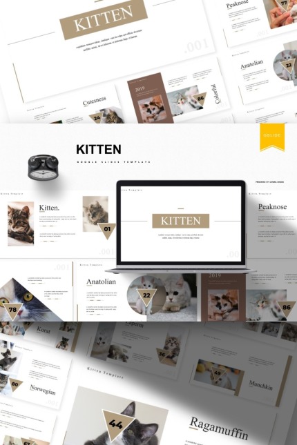 Kit Graphique #93366 Cat Mignon Divers Modles Web - Logo template Preview