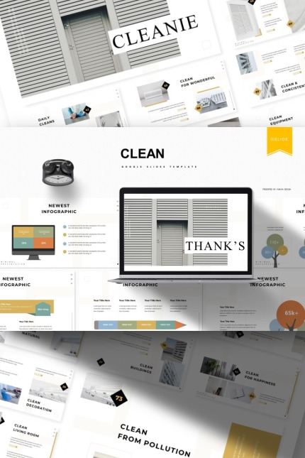 Kit Graphique #93368 Clean Maison Divers Modles Web - Logo template Preview