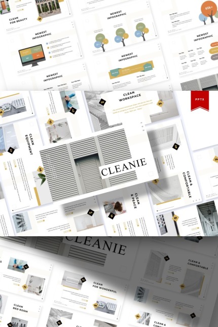 Kit Graphique #93383 Clean Maison Divers Modles Web - Logo template Preview