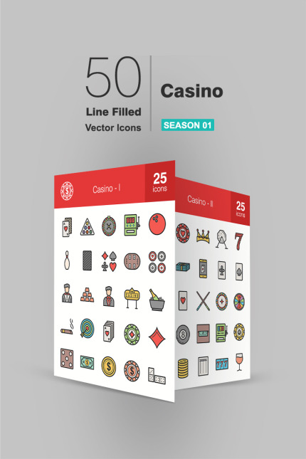 Kit Graphique #93553 Casino Icon Divers Modles Web - Logo template Preview